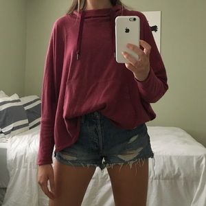 Bench Oversized Poncho Sweater Hoodie